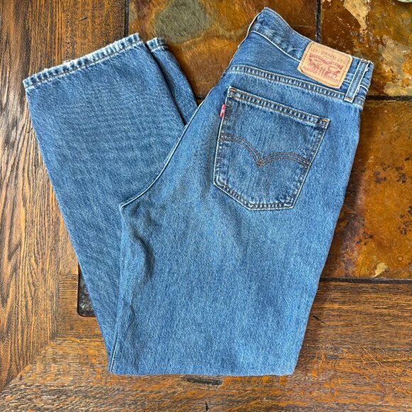 Levi's Low Pro Straight Leg Jeans, Women's Size 30 - Picture 4 of 4